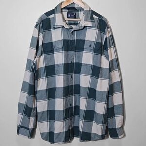 Carhartt Men’s Loose Fit Heavyweight Plaid Flannel Shirt XL Tall Long Sleeve